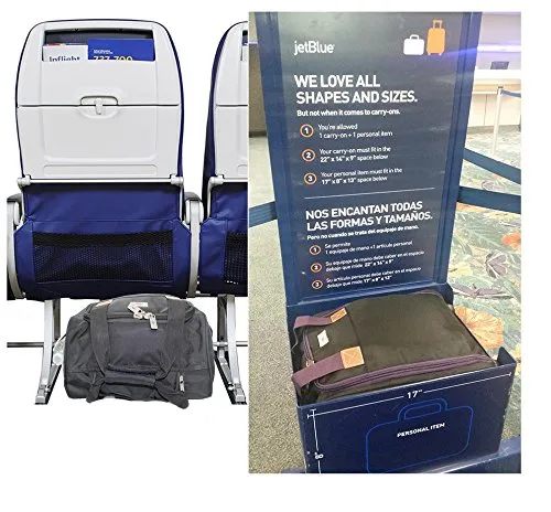 Boardingblue Under Seat Duffel bag for JetBlue Airlines 2-DAY SHIPPING