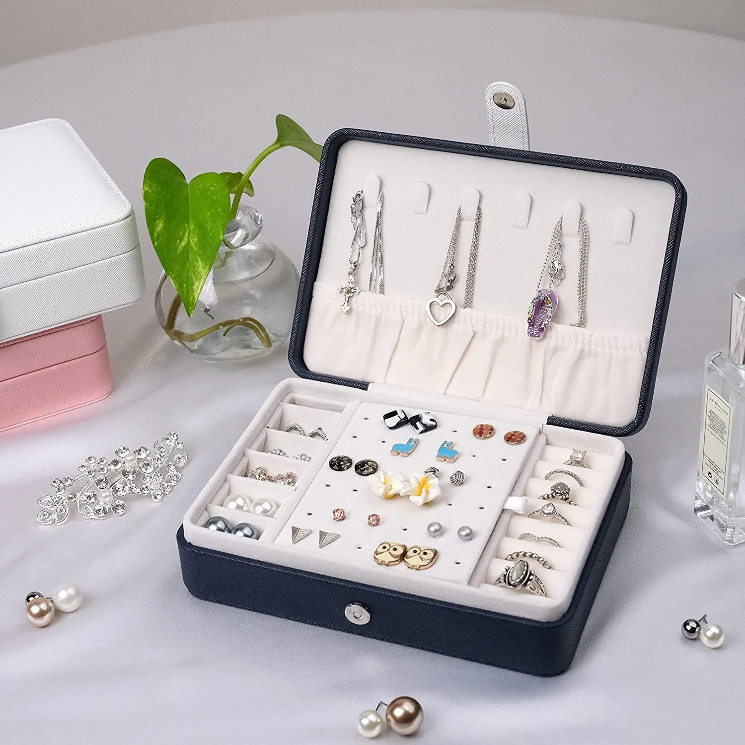 Jewellery Organiser|Storage for Necklace, Earrings, Ring, Bracelet, Watch, Make-up | Gifts for her
