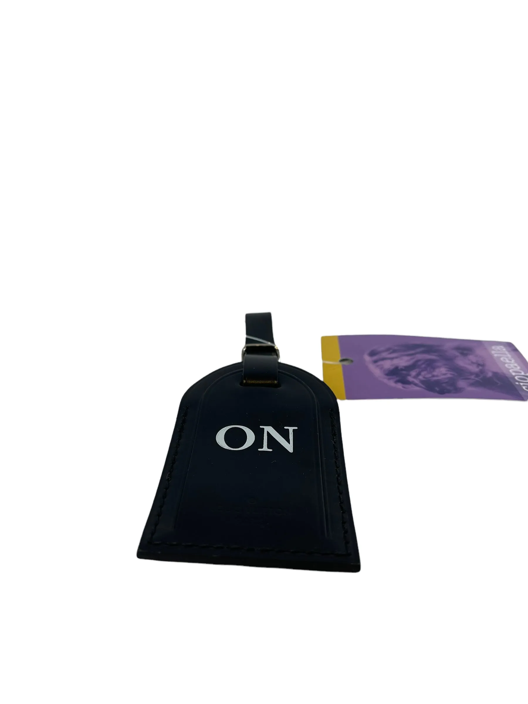 Louis Vuitton Black Luggage Tag - Hotstamped "ON"