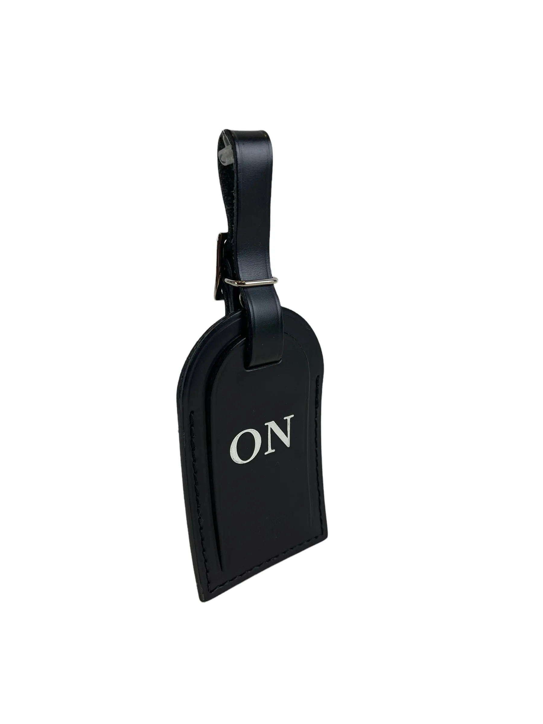 Louis Vuitton Black Luggage Tag - Hotstamped "ON"