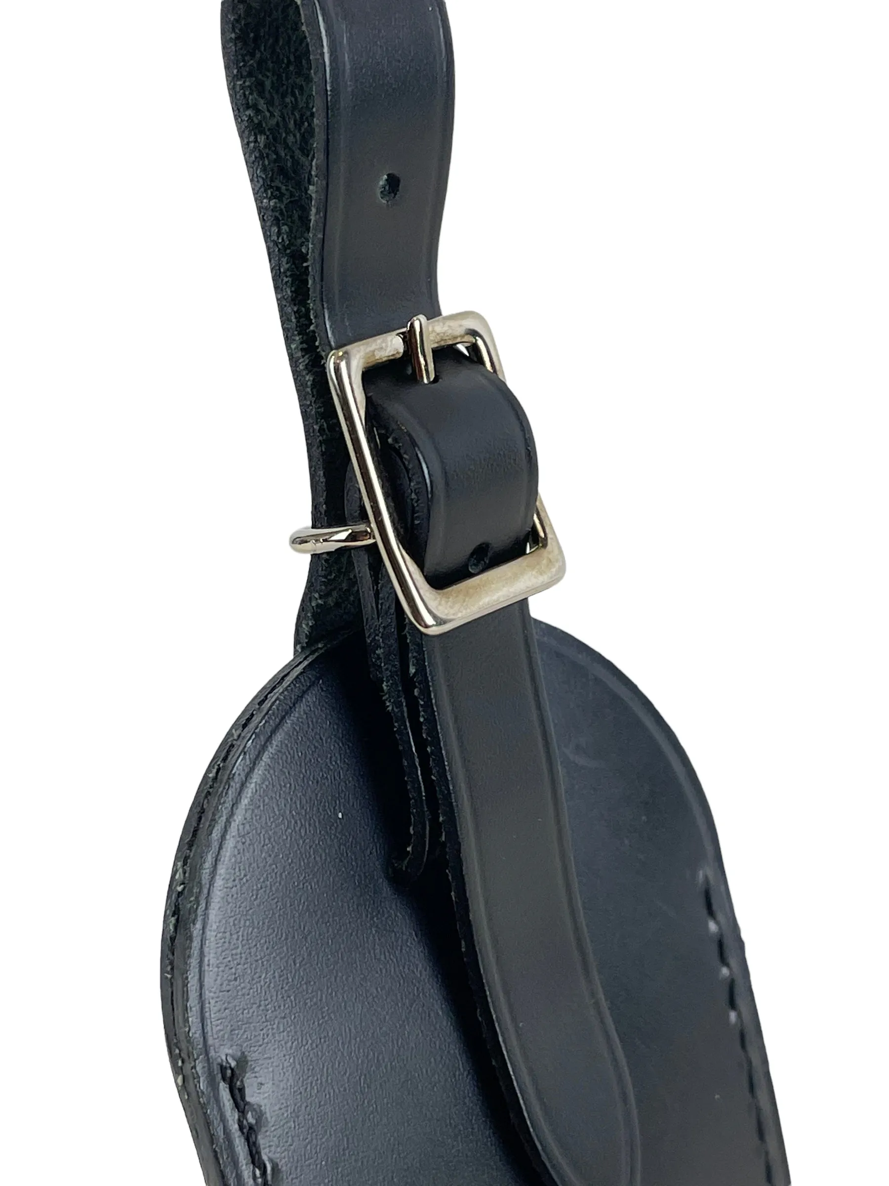 Louis Vuitton Black Luggage Tag - Hotstamped "ON"
