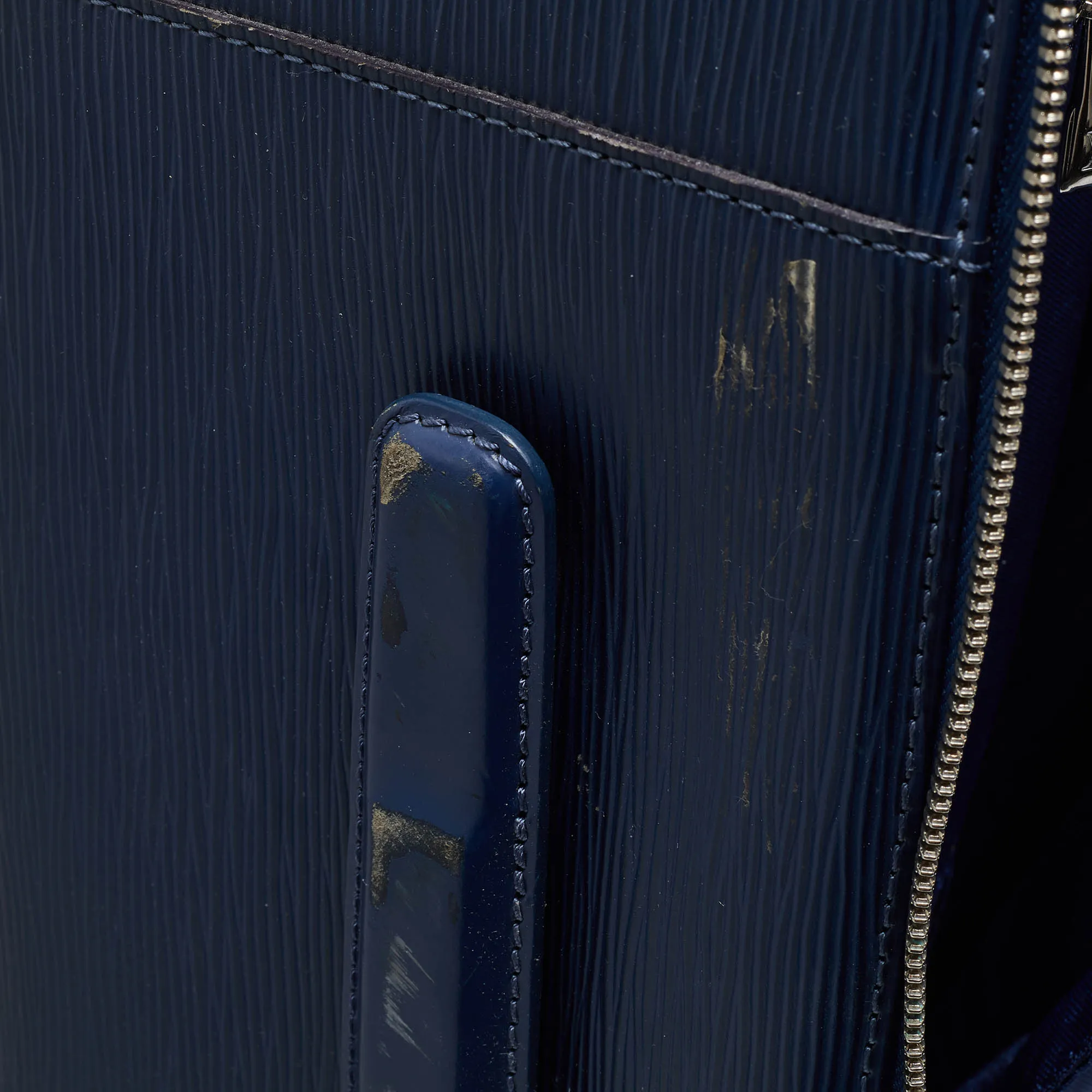 Louis Vuitton Blue Marine Epi Leather Pegase 55 Luggage