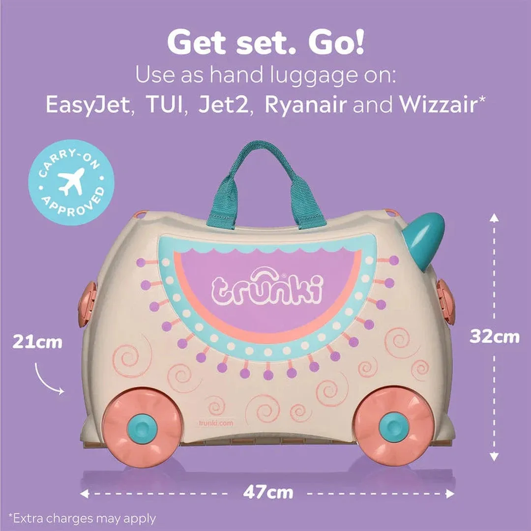 Trunki Ride-On Suitcase - Lola The Llama